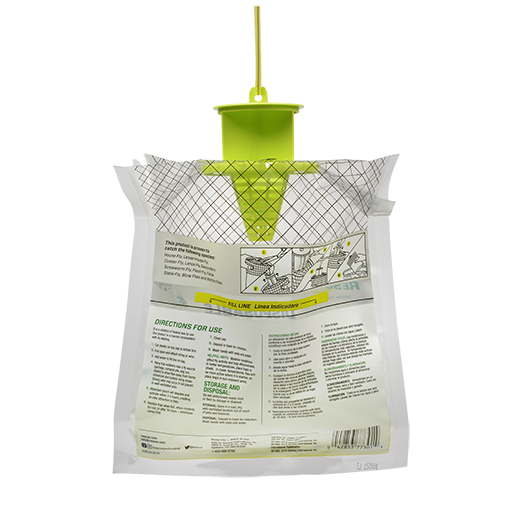 RESCUE! Disposable Fly Trap Outdoor Catches 20,000 Flies No Poison 24 Traps