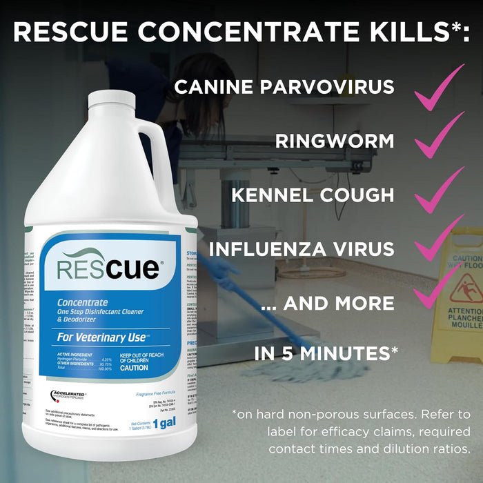 Rescue Ready to Use Disinfectant Cleaner AHP Veterinary Surface Cleaner 32 oz.