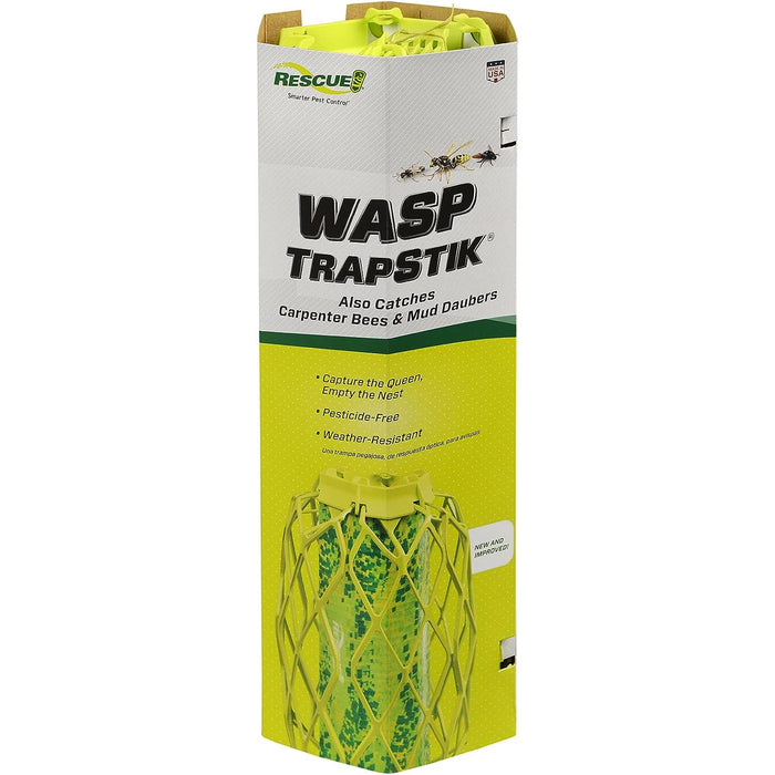 RESCUE! TrapStik for Wasps, Mud Daubers, Carpenter Bees 6-Pack
