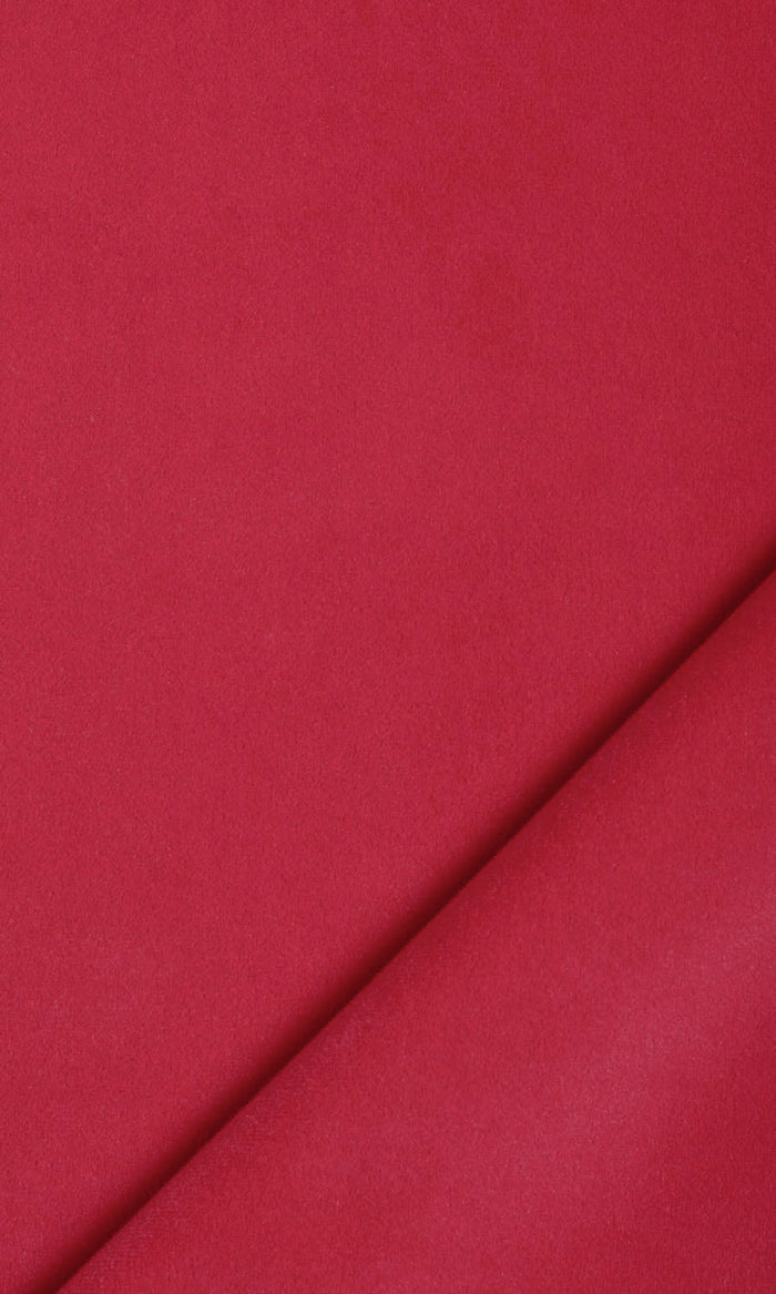 Velvet Pinch Pleat, Rod Pocket, Eyelet Curtains (Raspberry Red/ Pink)