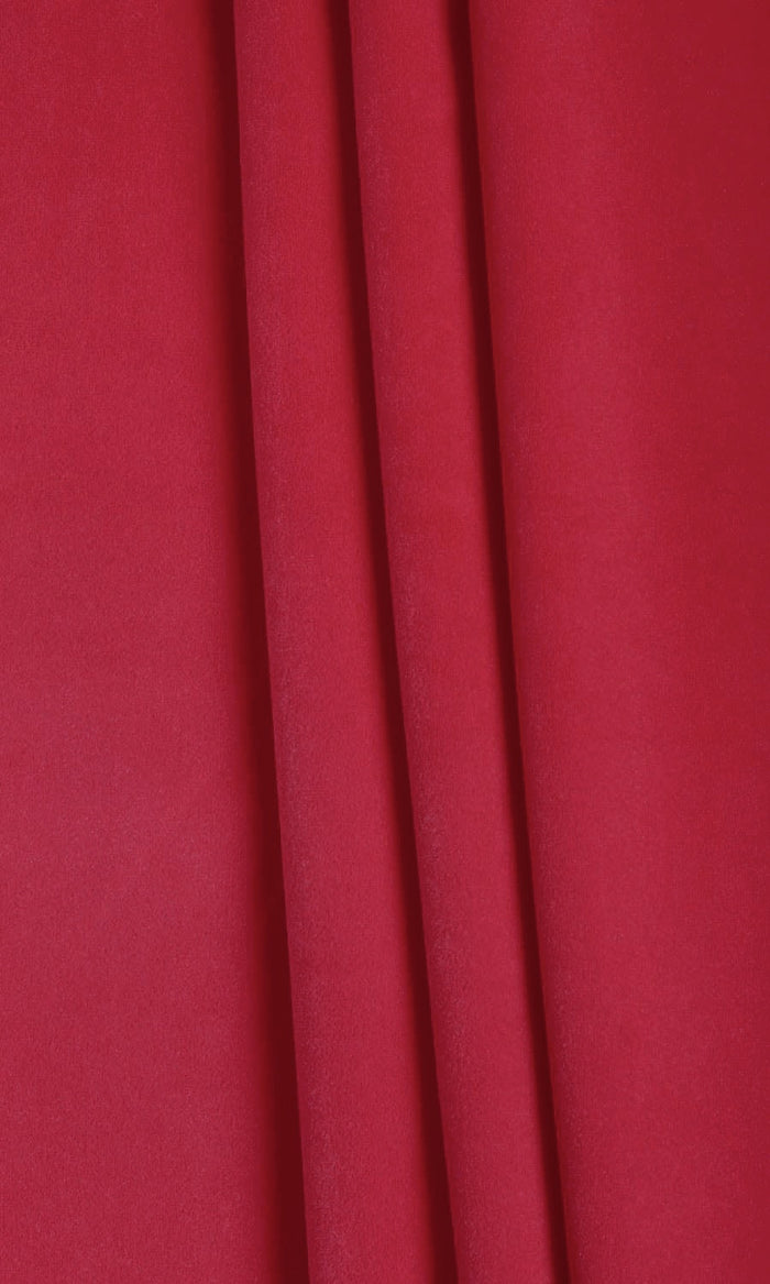 Velvet Curtains (Raspberry Red/ Pink) Extra Long Short Wide