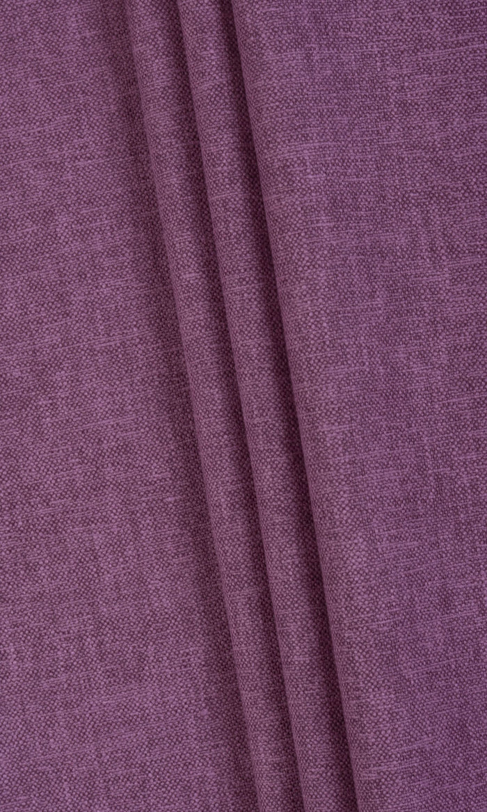 Linen-Blend Fabric By the Metre for Curtains & Drapes (Lilac Purple)