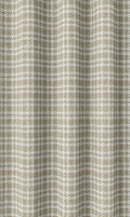 Checkered Drapes (Brown/ White)