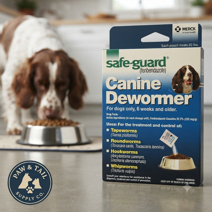 Safe-Guard Panacur (fenbendazole) K9 Dogs 20 lbs. 2gm 3-Pack
