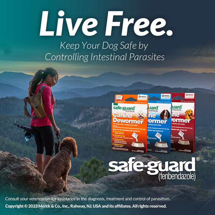 Safe-Guard Panacur (fenbendazole) K9 Dogs 20 lbs. 2gm 3-Pack