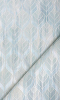 Petal Patterned Drapery (Pale Aqua Blue)