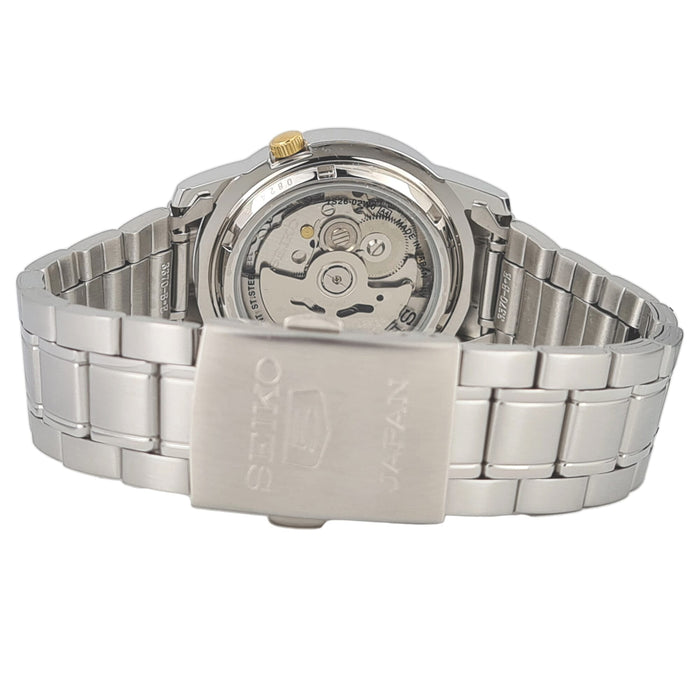Seiko 5 Automatic Analog Black Dial  Stainless Steel watch for Men  SNKK35J1