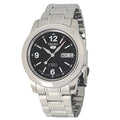 Seiko 5 Automatic Men Black Dial Stainless Steel Band Watch - SNKe63J1