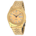 Seiko automatic 21 Jewels Calendar  golden Stainless steel watch  SNKC22J