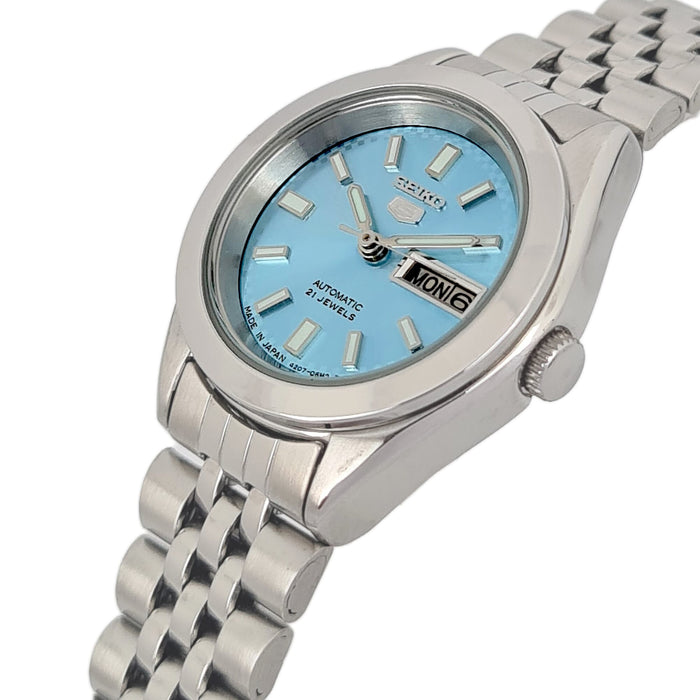 Seiko automatic 21 Jewels Calendar Stainless steel ladies watch  SYMF61J