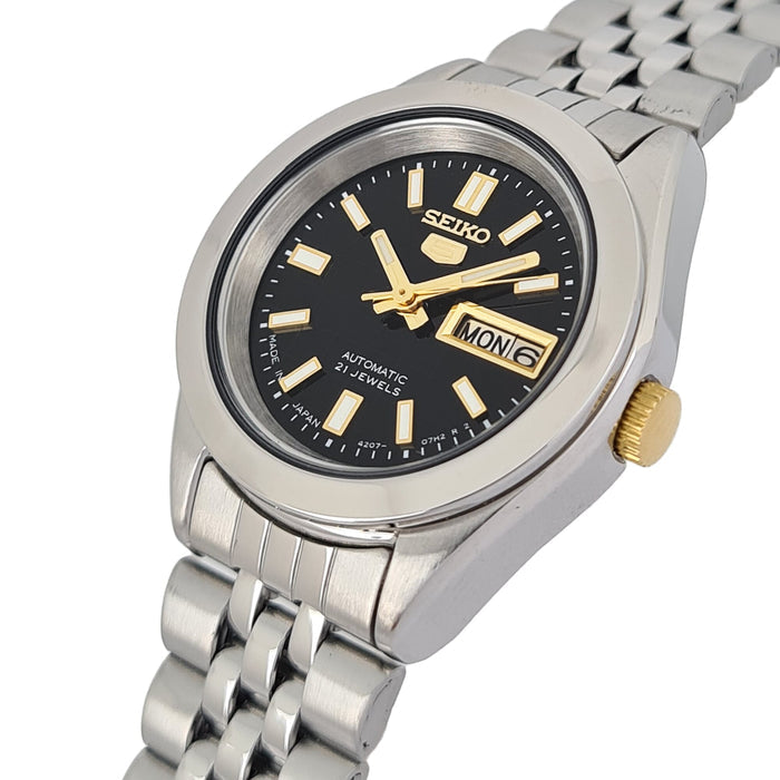 Seiko automatic 21 Jewels Calendar Stainless steel ladies watch  SYMH47J