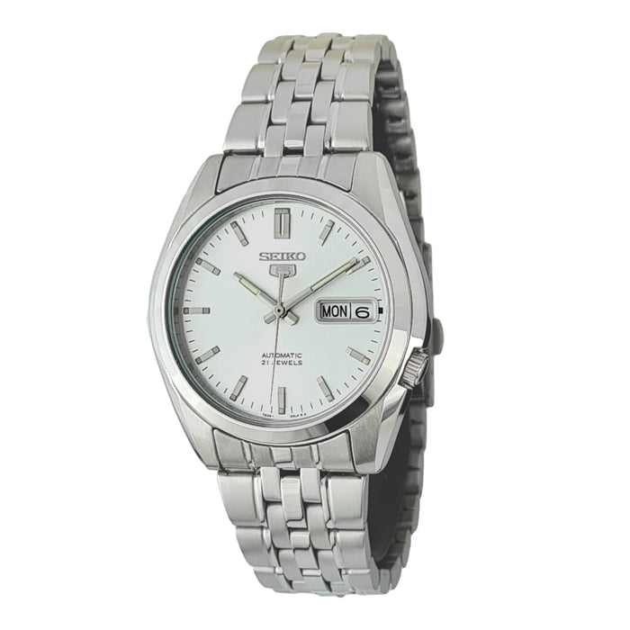 Seiko Classic 21 Jewels  37 mm Stainless Steel Watch for Men SNK355K1