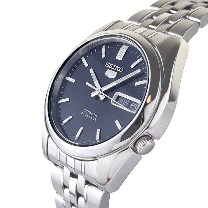 Seiko Classic 21 Jewels  37 mm Stainless Steel Watch for Men SNK357K1