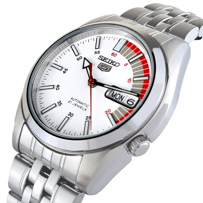 Seiko Classic 21 Jewels  37 mm Stainless Steel Watch for Men SNK369K1