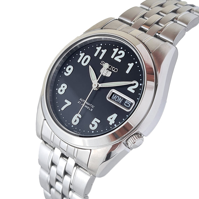 Seiko Classic 21 Jewels  37 mm Stainless Steel Watch for Men SNK381K1