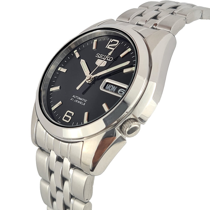 Seiko Classic 21 Jewels  37 mm Stainless Steel Watch for Men SNK393K1
