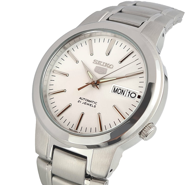 Seiko Classic 21 Jewels  37 mm Stainless Steel Watch for Men SNKA01K1