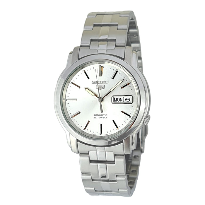 Seiko Classic 21 Jewels  38 mm Stainless Steel Watch for Men SNKK65K1