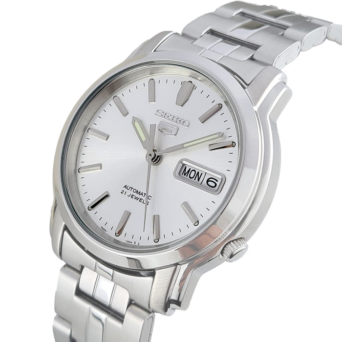 Seiko Classic 21 Jewels  38 mm Stainless Steel Watch for Men SNKK65K1