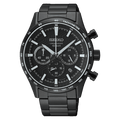 SEIKO Dress Chronograph Watch - SSB415P1, Black