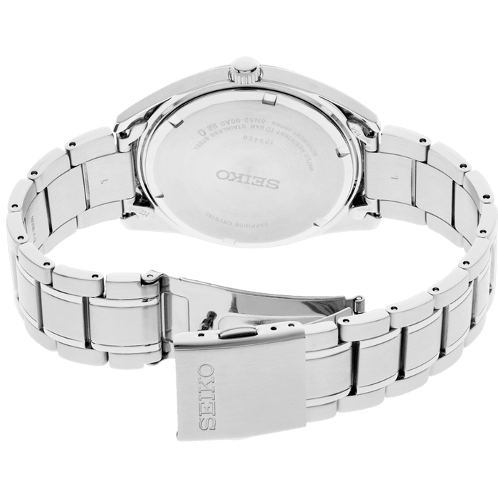 Seiko Men Analog Quartz Watch with Stainless Steel Strap SUR525P1, Silver, Bracelet