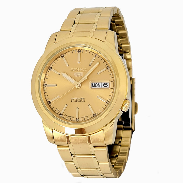 SEIKO Men's Automatic Watch, Analog Display and Stainless Steel Strap SNKE56J1