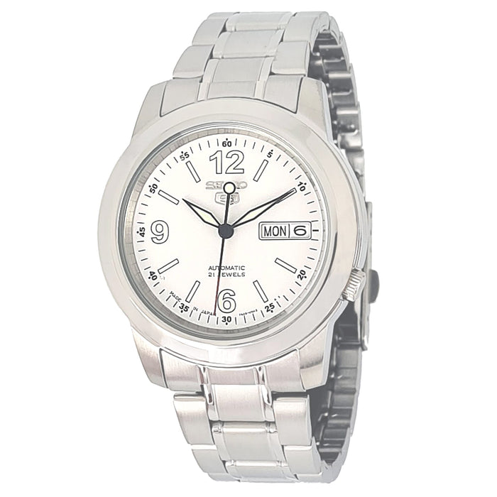 SEIKO Men's Automatic Watch, Analog Display and Stainless Steel Strap SNKE57J1