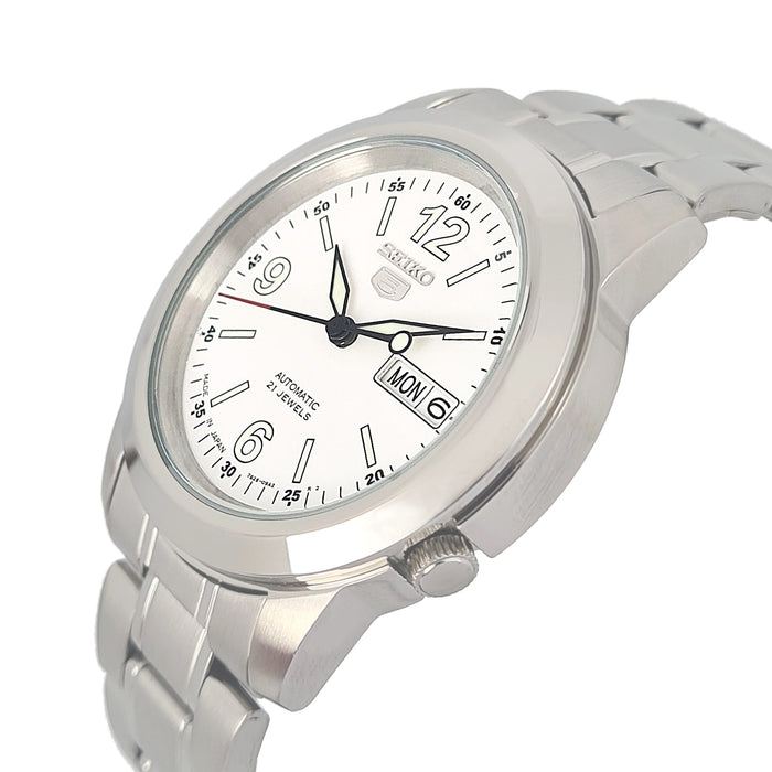 SEIKO Men's Automatic Watch, Analog Display and Stainless Steel Strap SNKE57J1
