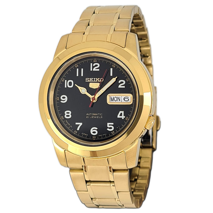 SEIKO Mens Automatic Watch, Analog Display and Stainless Steel Strap SNKK40J1