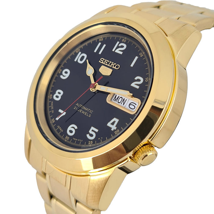 SEIKO Mens Automatic Watch, Analog Display and Stainless Steel Strap SNKK40J1