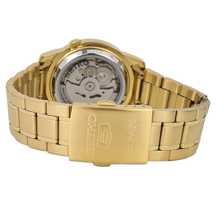 SEIKO Mens Automatic Watch, Analog Display and Stainless Steel Strap SNKK40J1
