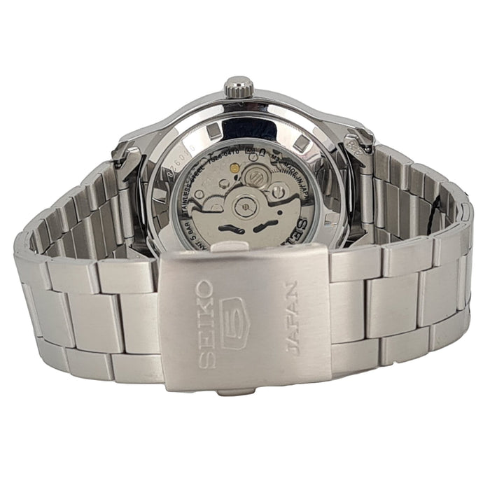 SEIKO Mens Automatic Watch, Analog Display and Stainless Steel Strap SNKP15J1