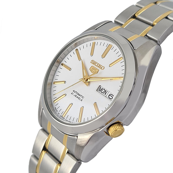 Seiko Men's Automatic Watch With Analog Display And Stainless Steel Strap Snkl47J1