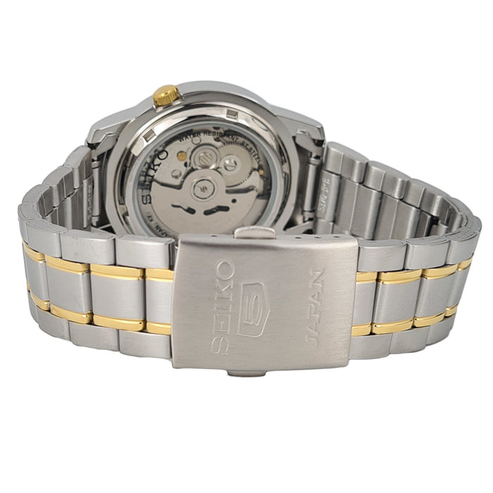 Seiko Men's Automatic Watch With Analog Display And Stainless Steel Strap Snkl47J1