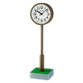 Seiko Shelf Clock Plastic case (Aluminum Pole)  QXG154BL