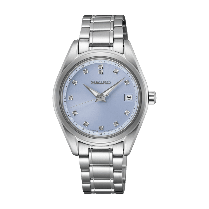 Seiko SUR581P1 Women's Analogue Quartz Watch with Stainless Steel Strap