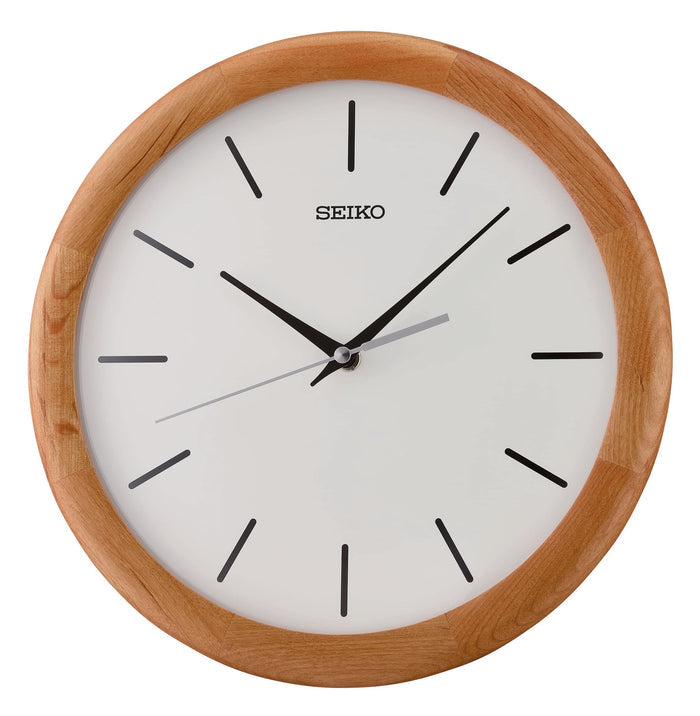 Seiko Wall Clock Wooden case (Alder)  QXA781ALS