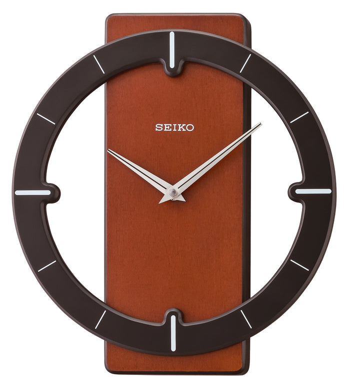 Seiko Wall Clock Wooden case (MDF / Maple veneer)  QXA774ZLS