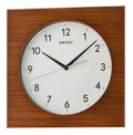 Seiko Wall Clock Wooden case (MDF / Zebra wood veneer)  QXA766ZLS
