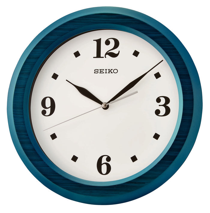 Seiko Wall Clock Wooden case (MDF / Zebra wood veneer)  QXA772LLS