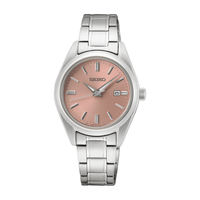 Seiko Women's Analog Quartz Watch with Stainless Steel Strap SUR529P1, Silver, Bracelet