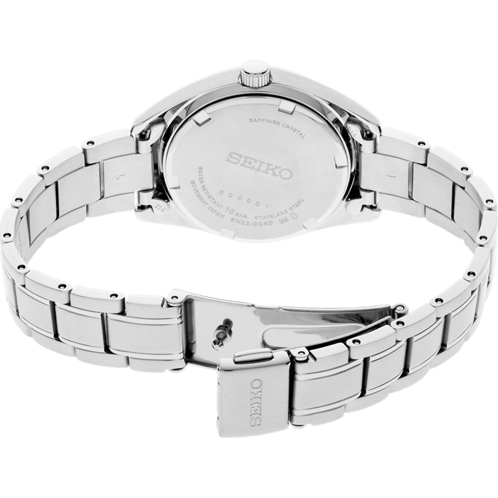 Seiko Women's Analog Quartz Watch with Stainless Steel Strap SUR529P1, Silver, Bracelet