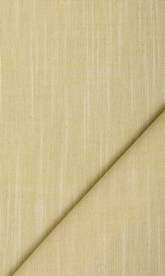 Plain Linen Texture Window Treatments Fabric By the Metre (Yellow)