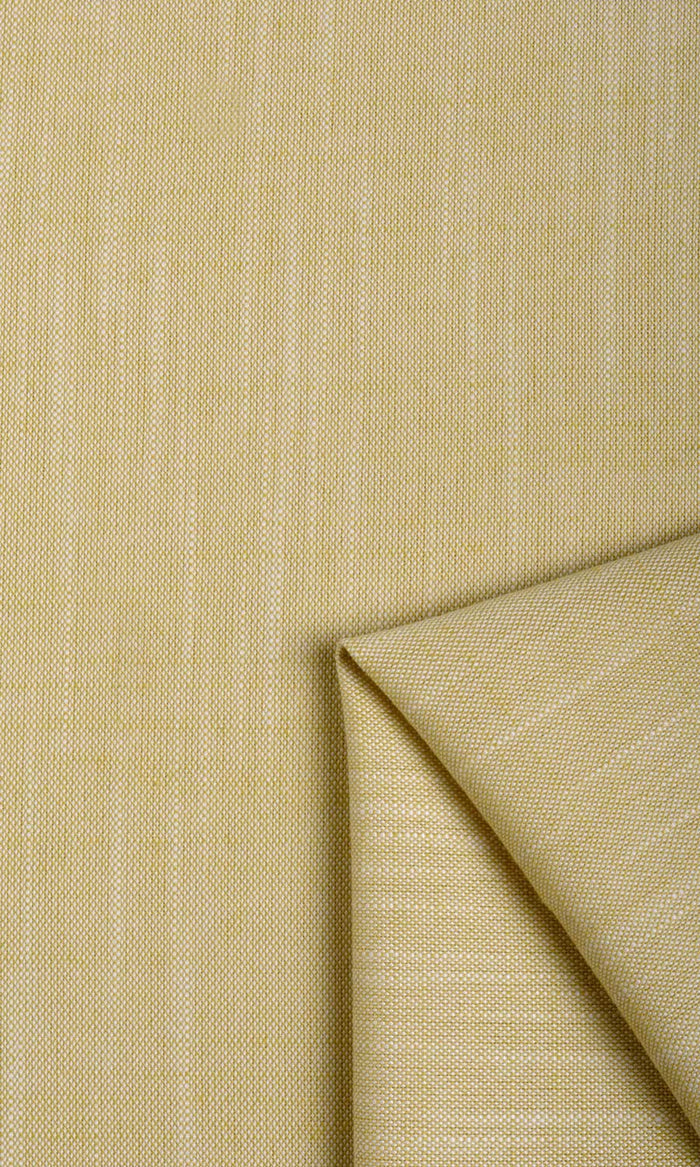 Plain Linen Texture Home Textile Fabric Material By the Metre (Yellow)