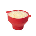 Silicone Microwave Popcorn Maker Red