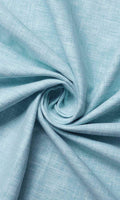 Cotton Blend Drapery (Light Blue)