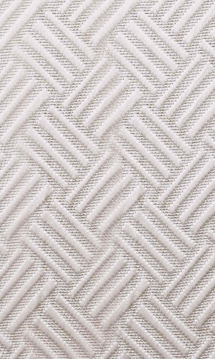 Silk Blend Pinch Pleat, Rod Pocket, Eyelet Curtains (Cappuccino White)