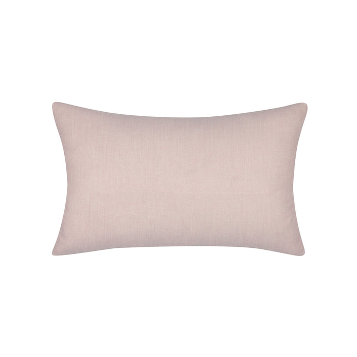 Blush solid pillow square size for soft indoor and outdoor decor