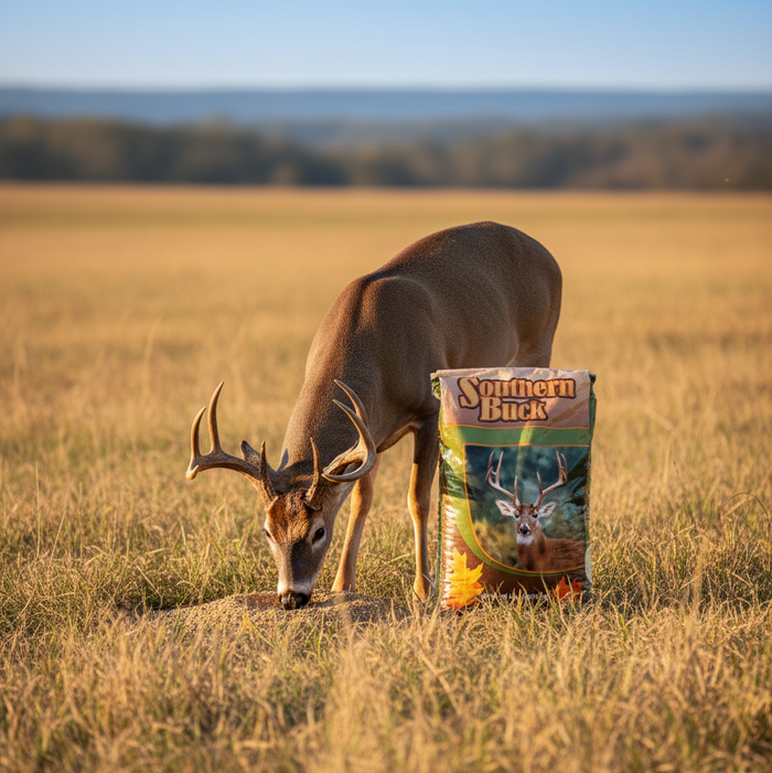 Southern Buck Rice Bran Deer Feed 50lbs. Bag