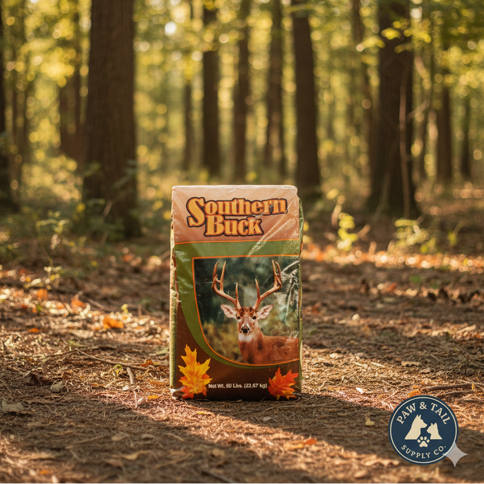 Southern Buck Rice Bran Deer Feed 50lbs. Bag
